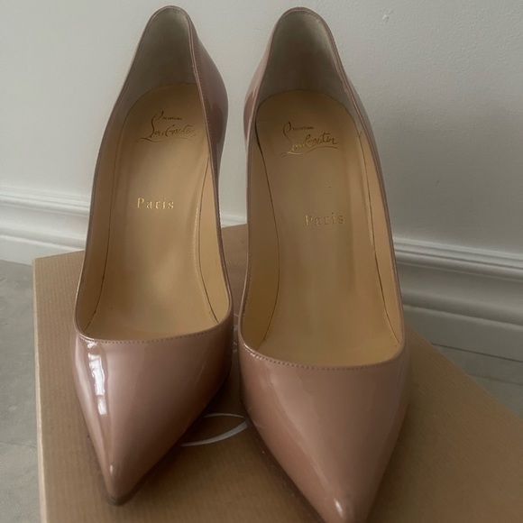 Christian Louboutin Nude Pigalle Follies 100 Heels - Picture 4 of 7